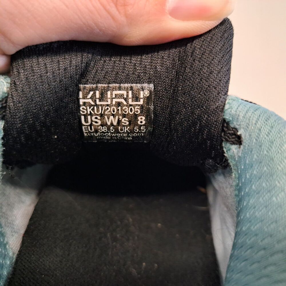 KURU Women's Quantum Glacial Walking Sneakers Gray/Blue/Blk Sz 8W US - Picture 7 of 8